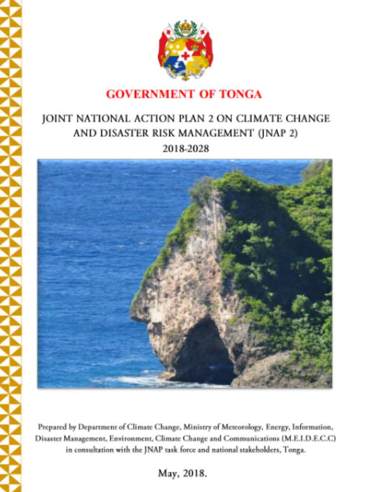 Cover and source: Government of Tonga
