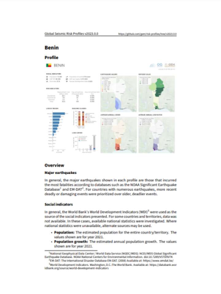 Cover and source: Global Earthquake Model Foundation