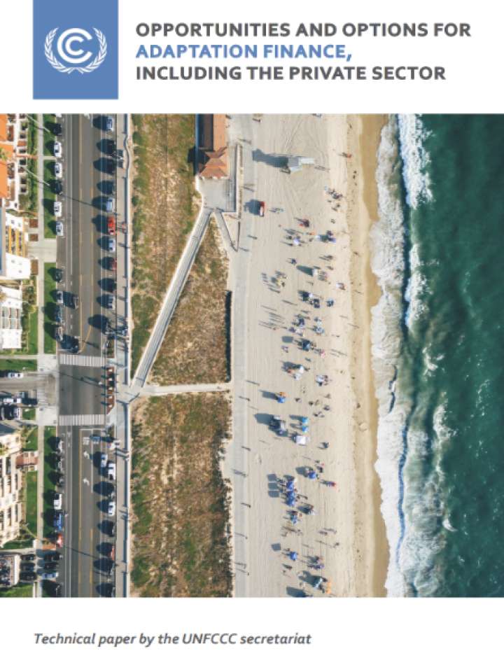 Cover and source: United Nations Framework Convention on Climate Change