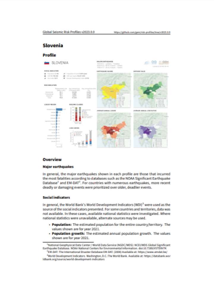 Cover and source: Global Earthquake Model Foundation