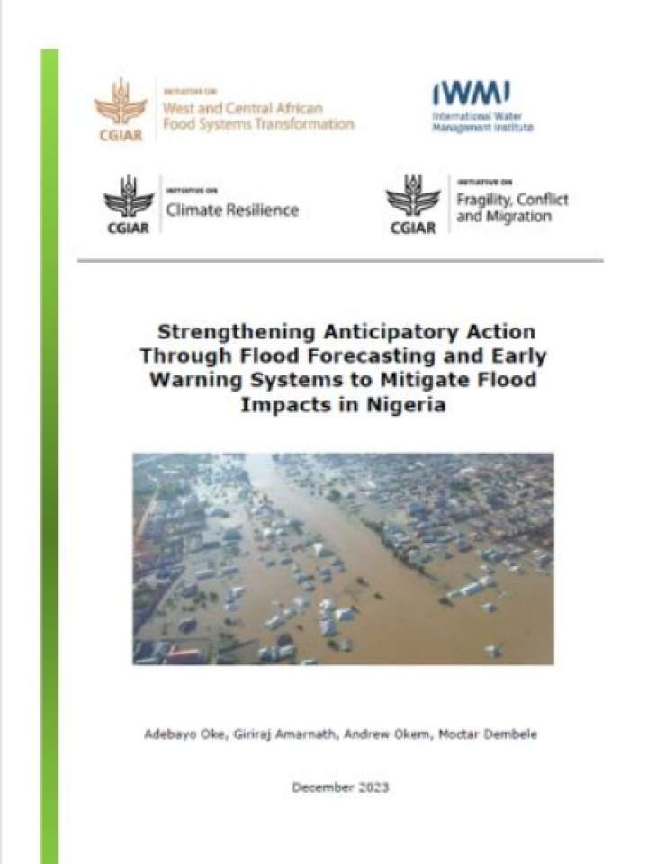 Cover and source: Consultative Group for International Agricultural Research