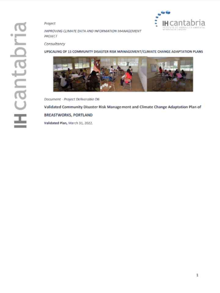 Cover and source: Office of Disaster Preparedness and Emergency Management