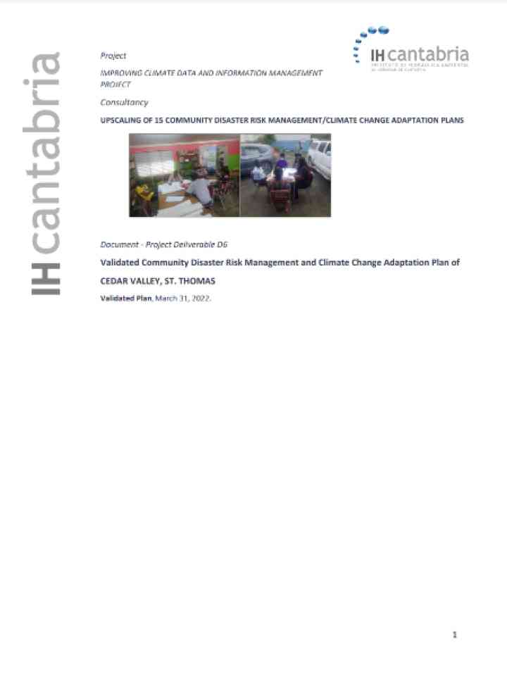 Cover and source: Office of Disaster Preparedness and Emergency Management