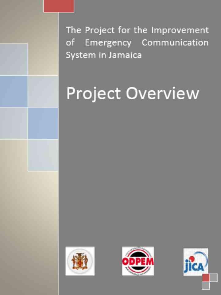 Cover and source: Office of Disaster Preparedness and Emergency Management