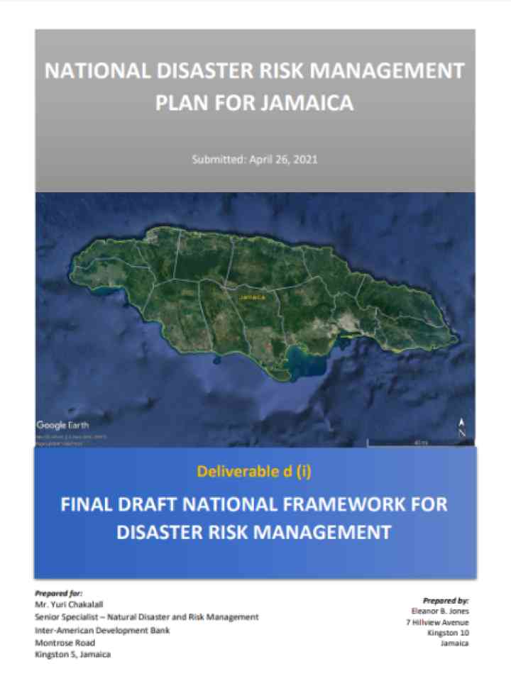 Cover and source: Government of Jamaica