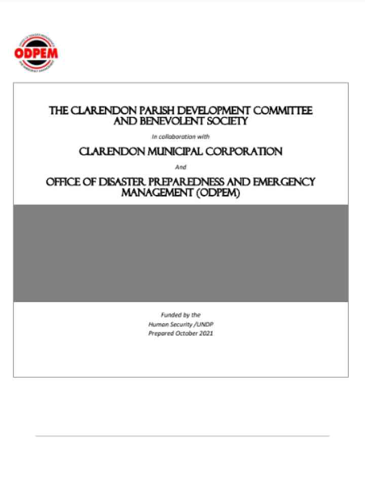 Cover and source: Office of Disaster Preparedness and Emergency Management