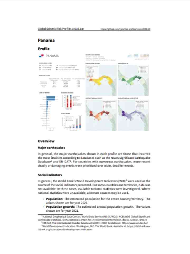 Cover and source: Global Earthquake Model Foundation