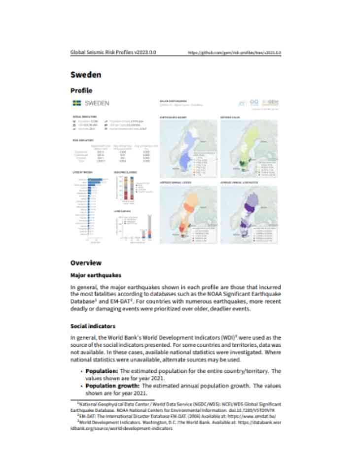 Cover and source: Global Earthquake Model Foundation