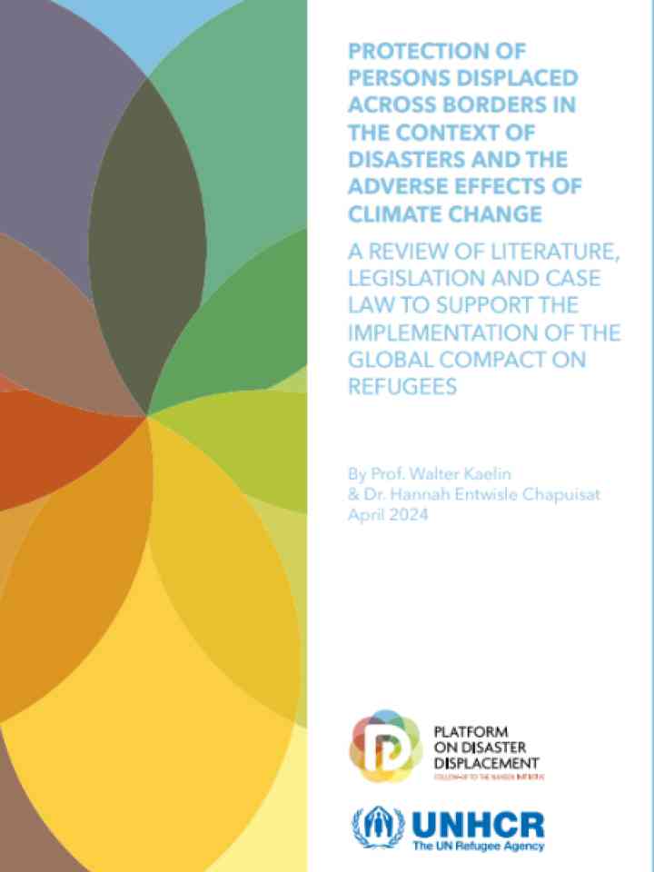 Cover and source: Platform on Disaster Displacement 