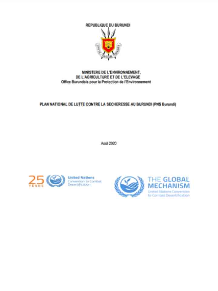 Cover and source: Government of Burundi