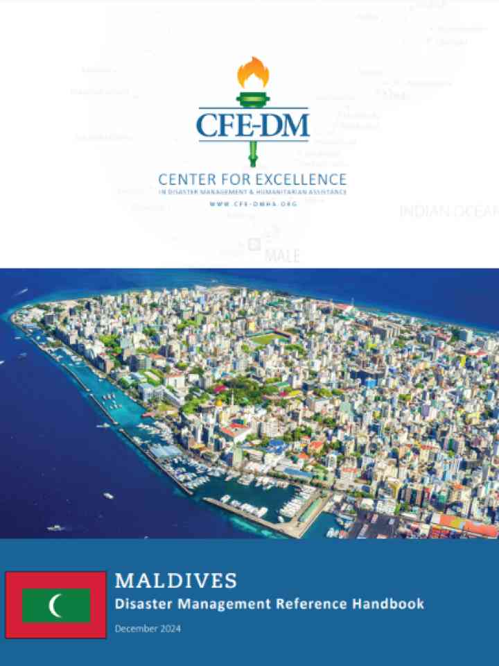 Cover and source: Center for Excellence in Disaster Management & Humanitarian Assistance