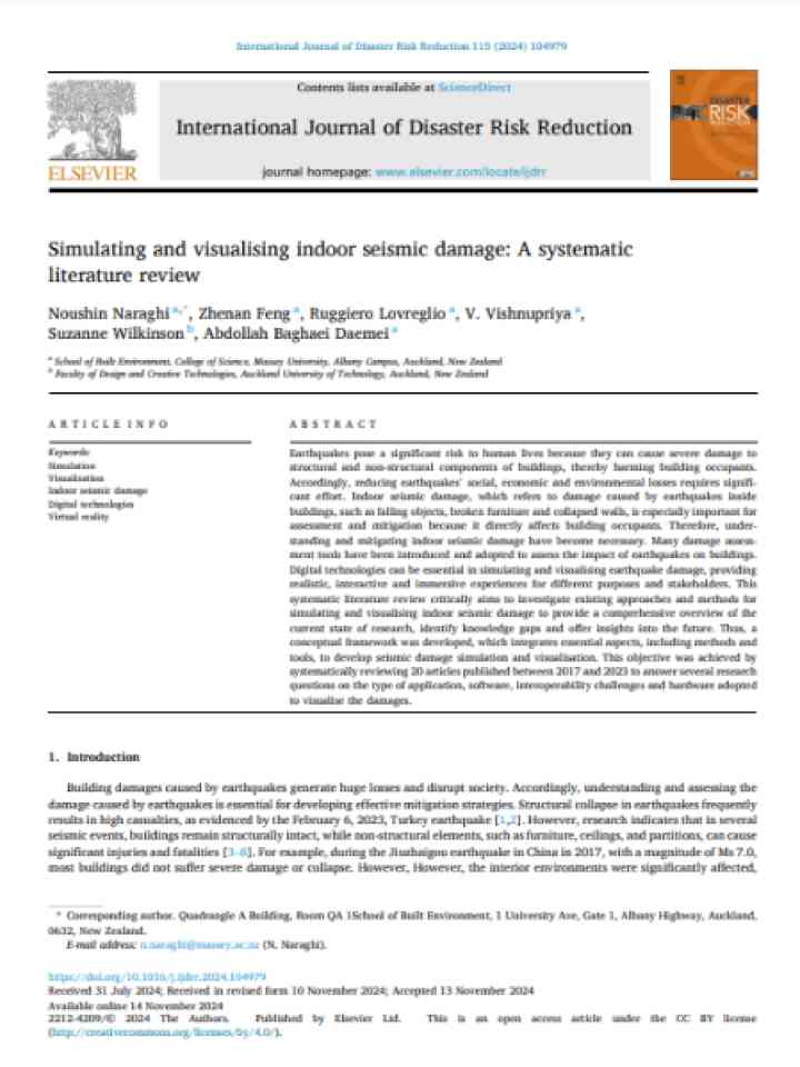 Cover and source: International Journal of Disaster Risk Reduction