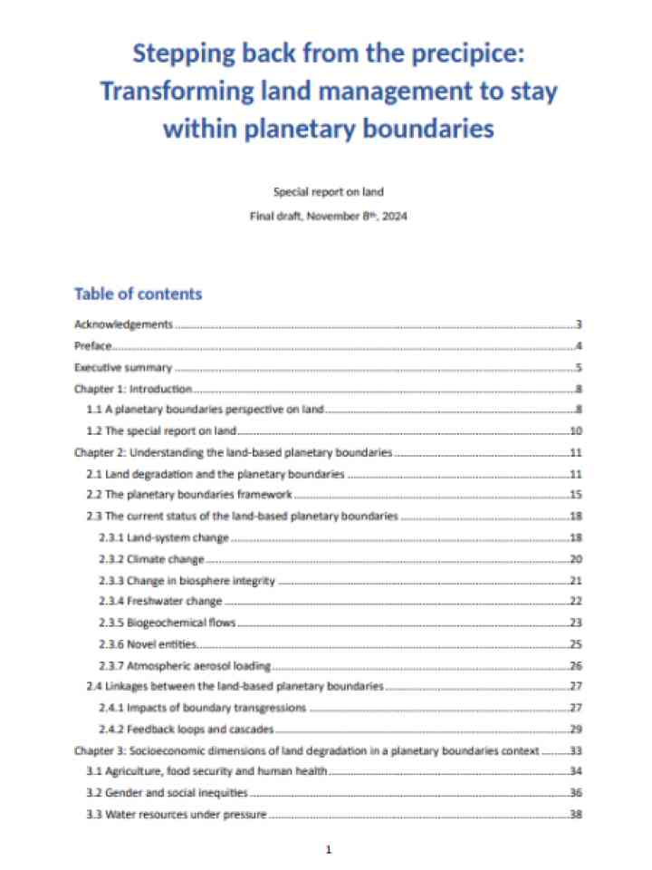 Cover and source: United Nations Convention to Combat Desertification