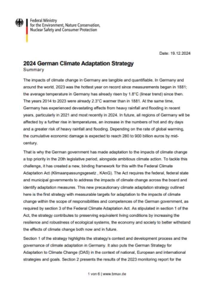 Cover and source: Government of Germany