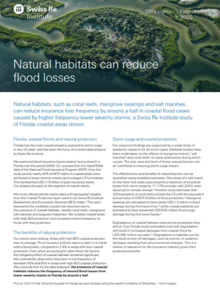 Cover and source: Swiss Reinsurance Company (Swiss Re)