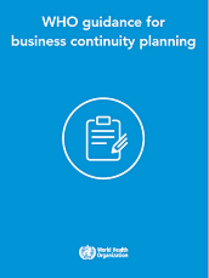 who guidance for business continuity planning