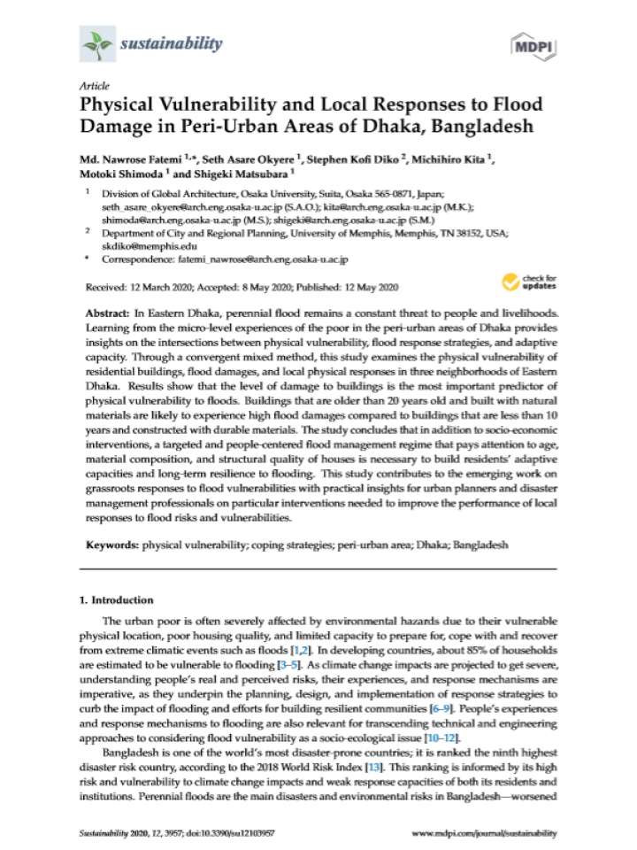 Floods in Bangladesh Composition  