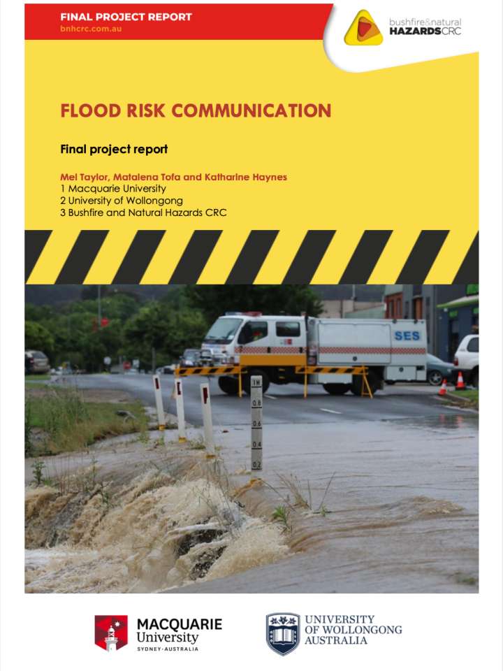 Flood risk communication - final project report | PreventionWeb