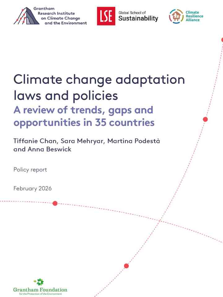 Climate change adaptation laws and policies:  A review of trends, gaps and opportunities in 35 countries  thumbnail
