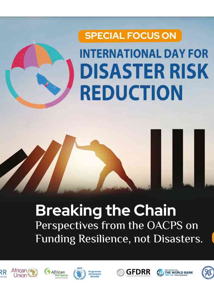 DRRP Newsletter Issue #1: Breaking the chain: Perspectives from the OACPS on funding resilience, not disasters thumbnail