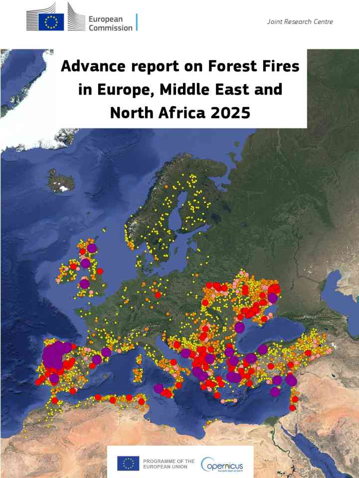 Advance report on forest fires in Europe, Middle East and North Africa 2025 thumbnail