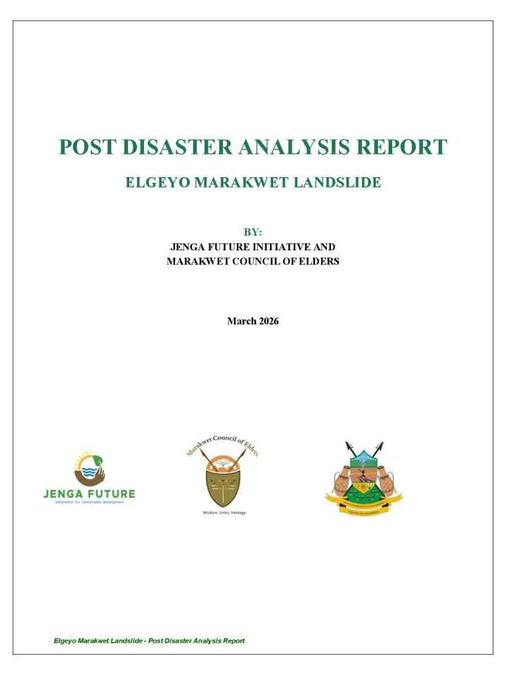Post Disaster Analysis Report For Elgeyo Marakwet Landslides thumbnail