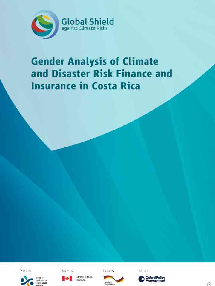 Gender analysis of climate and disaster risk finance and insurance in Costa Rica thumbnail