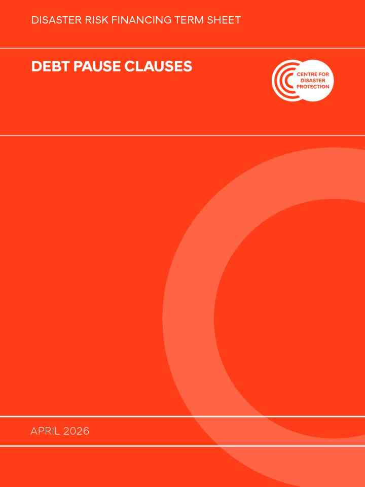 Disaster risk financing term sheet: Debt pause clauses thumbnail