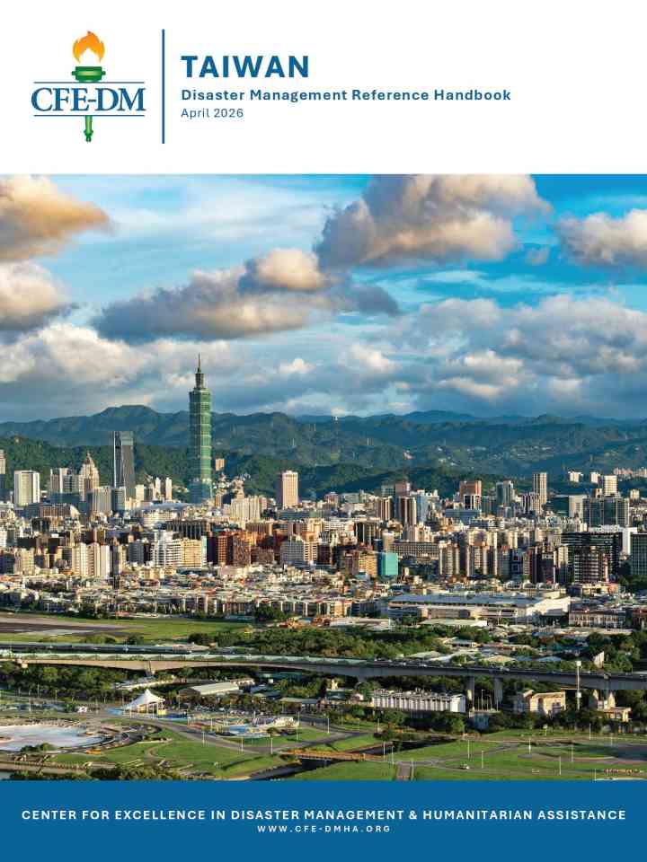 Taiwan disaster management reference handbook