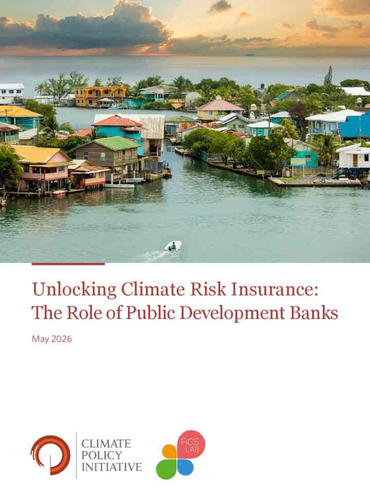 Unlocking climate risk insurance: The role of public development banks thumbnail