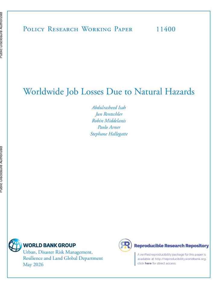 Worldwide job losses due to natural hazards thumbnail