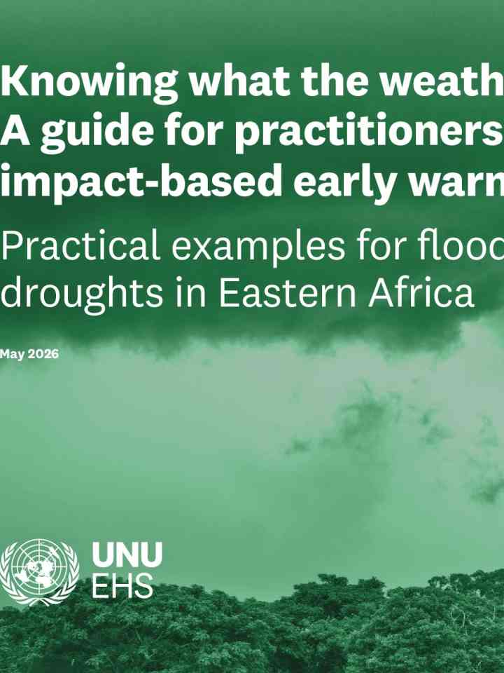 Knowing what the weather will do: A guide for practitioners on impact-based early warning thumbnail