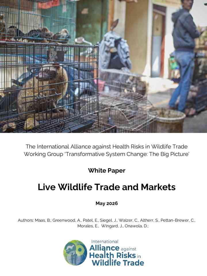 White paper on live wildlife trade and markets thumbnail