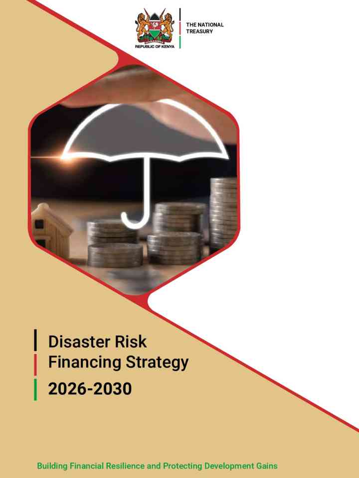 Kenya disaster risk financing strategy 2026 -2030 thumbnail