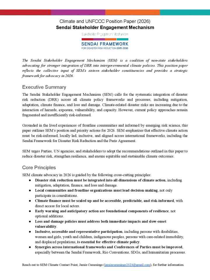 Climate and UNFCCC Position Paper (2026) thumbnail