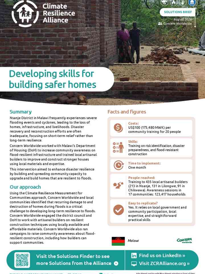 Developing skills for building safer homes thumbnail