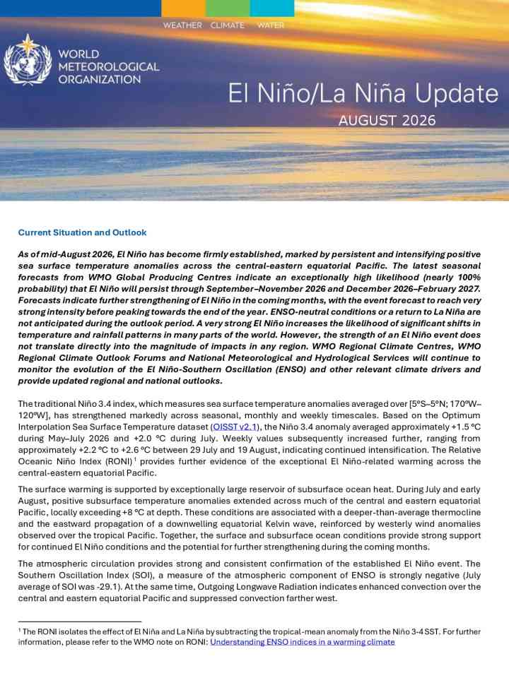 El Niño/La Niña Update August 2026 thumbnail