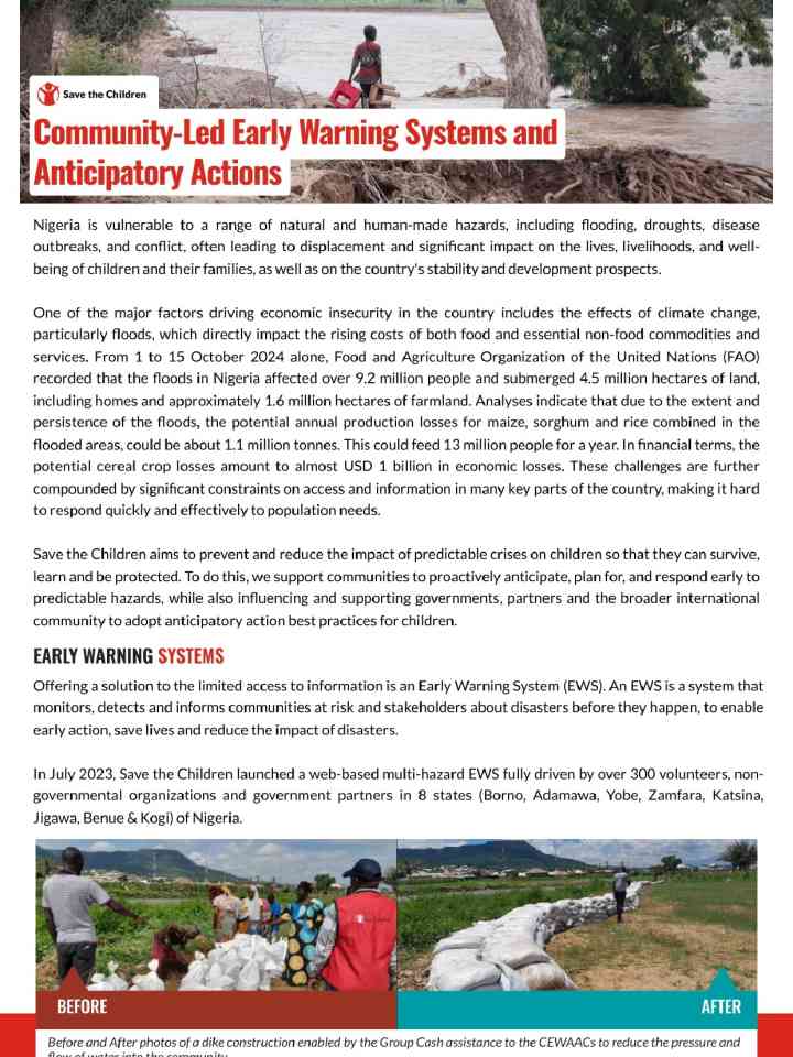 Community-led early warning systems and anticipatory action in Nigeria thumbnail