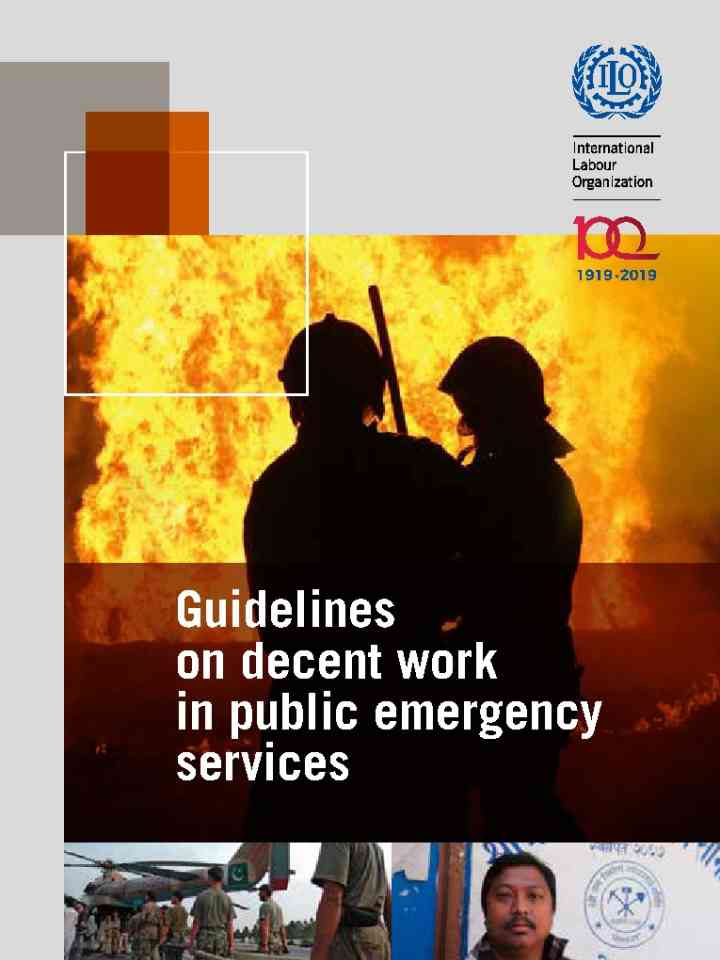 Guidelines on decent work in public emergency services thumbnail