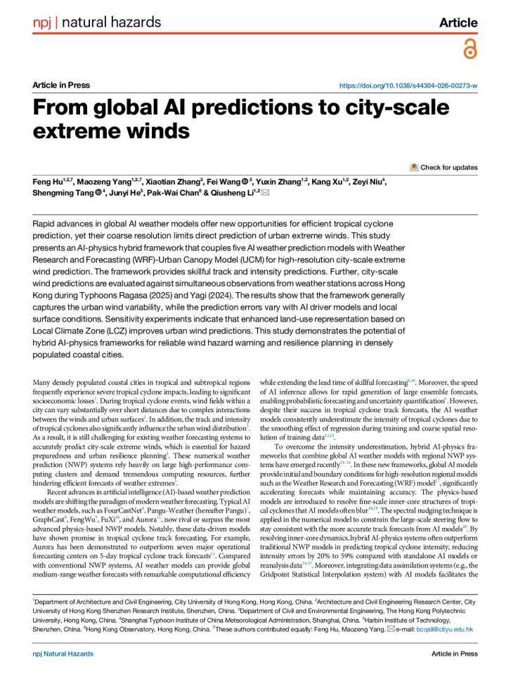 From global AI predictions to city-scale extreme winds thumbnail