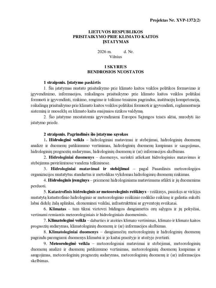 Lithuania: Climate Change Adaptation Law thumbnail
