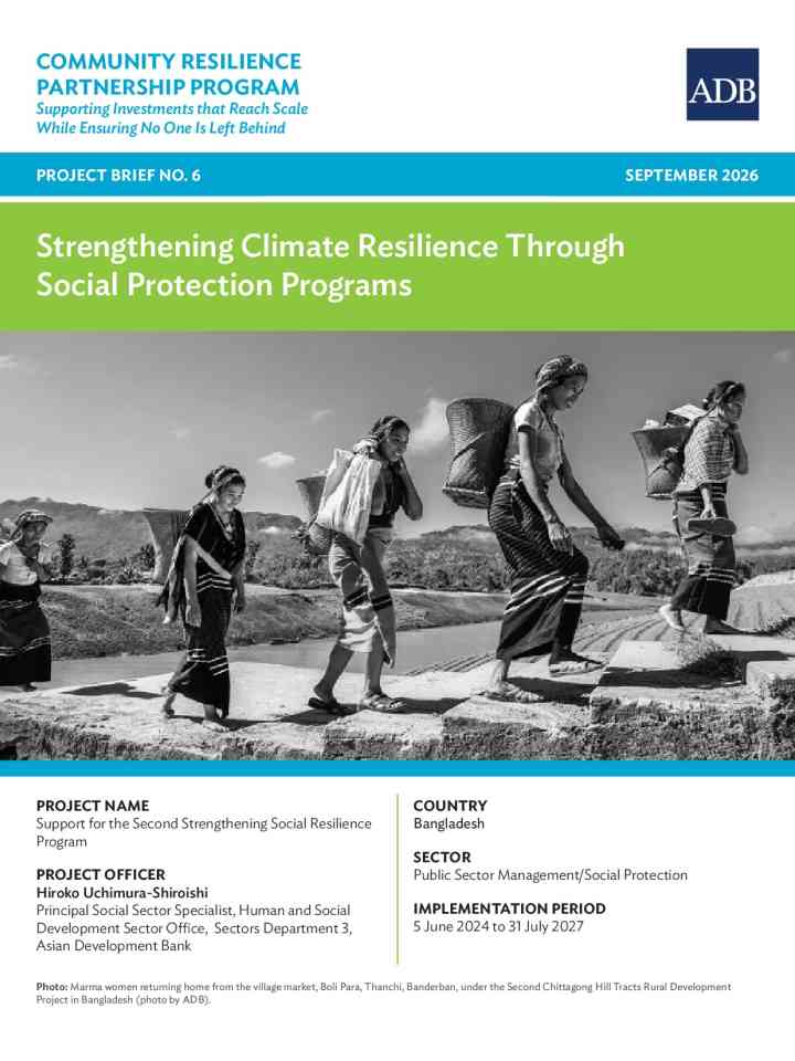 Strengthening climate resilience through social protection programs thumbnail