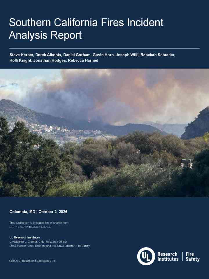 Southern California fires incident analysis report thumbnail