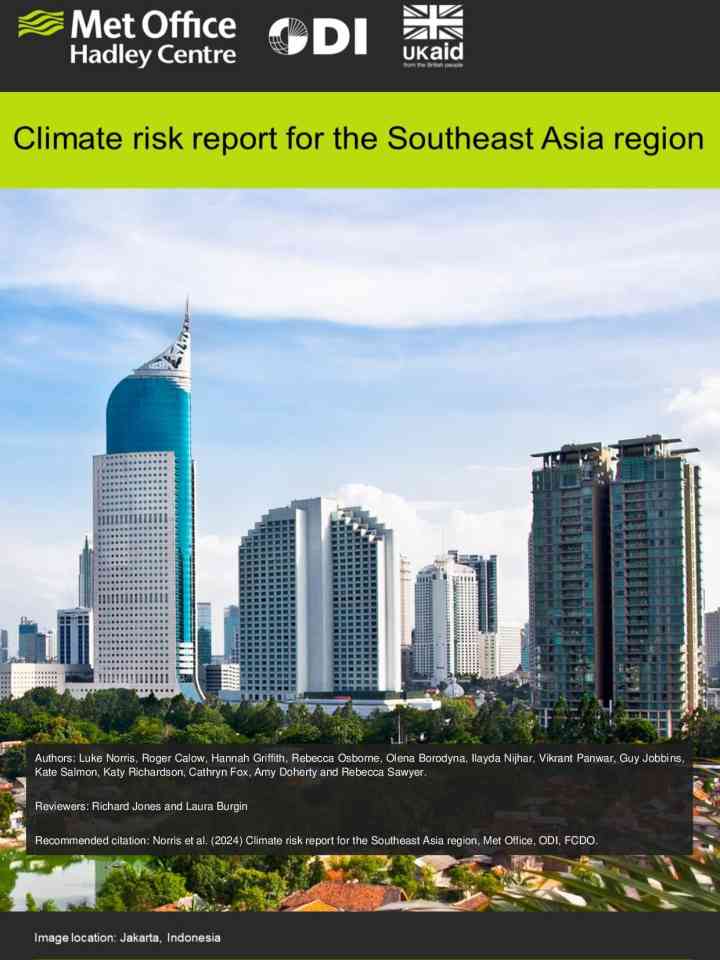 Climate risk report for the Southeast Asia region thumbnail