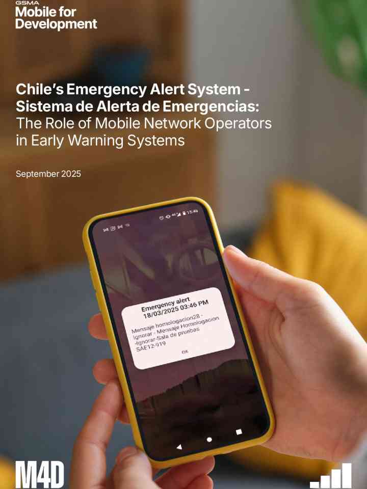 Chile’s emergency alert system: The role of MNOs in Early Warning Systems thumbnail