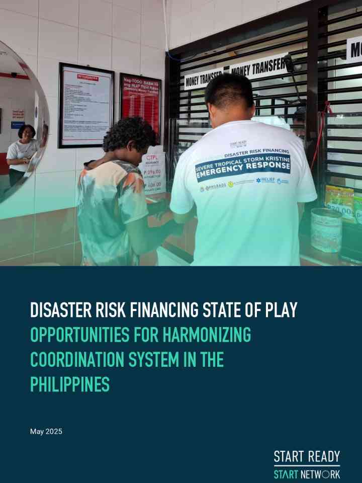 Disaster risk financing state of play: Opportunities for harmonizing coordination system in the Philippines thumbnail