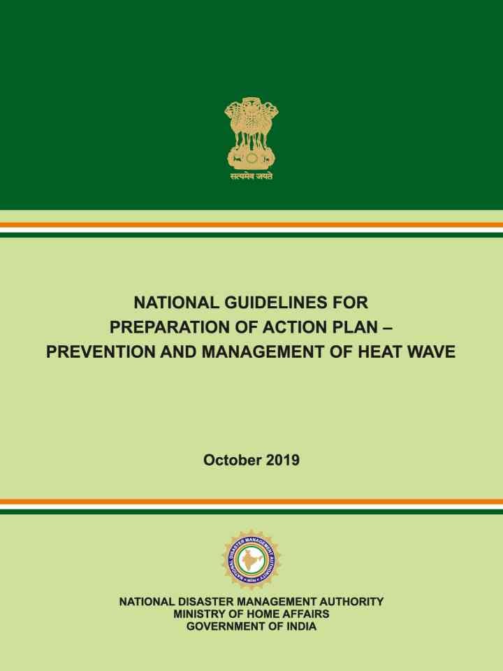 India national guidelines for preparation of action plan - prevention and management of heat wave thumbnail