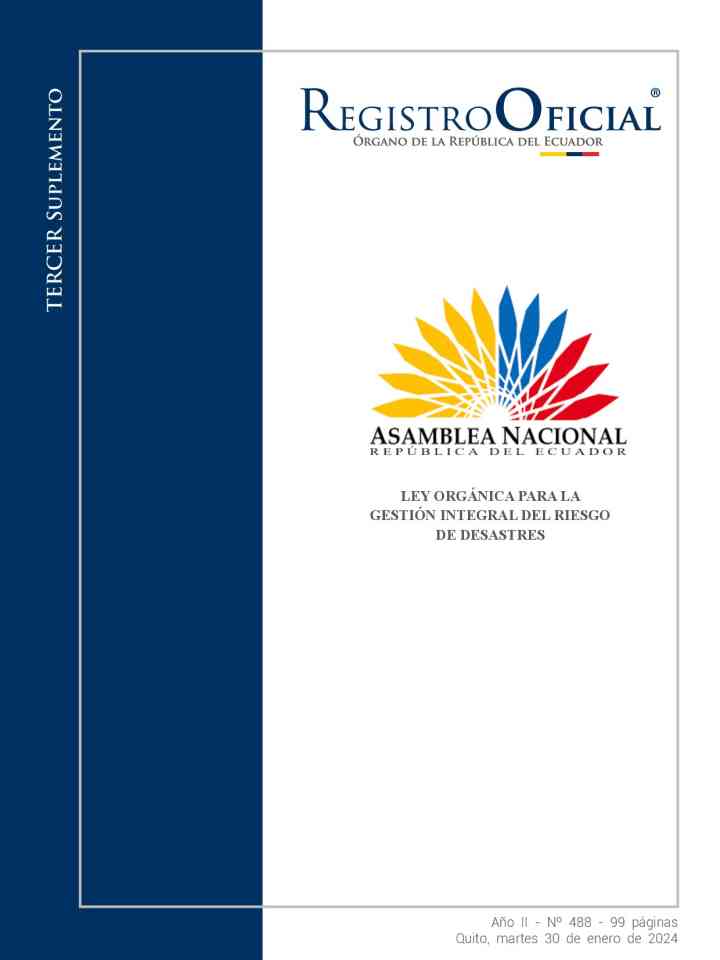 Ecuador: Ley Orgánica para la Gestión Integral del Riesgo de Desastres thumbnail