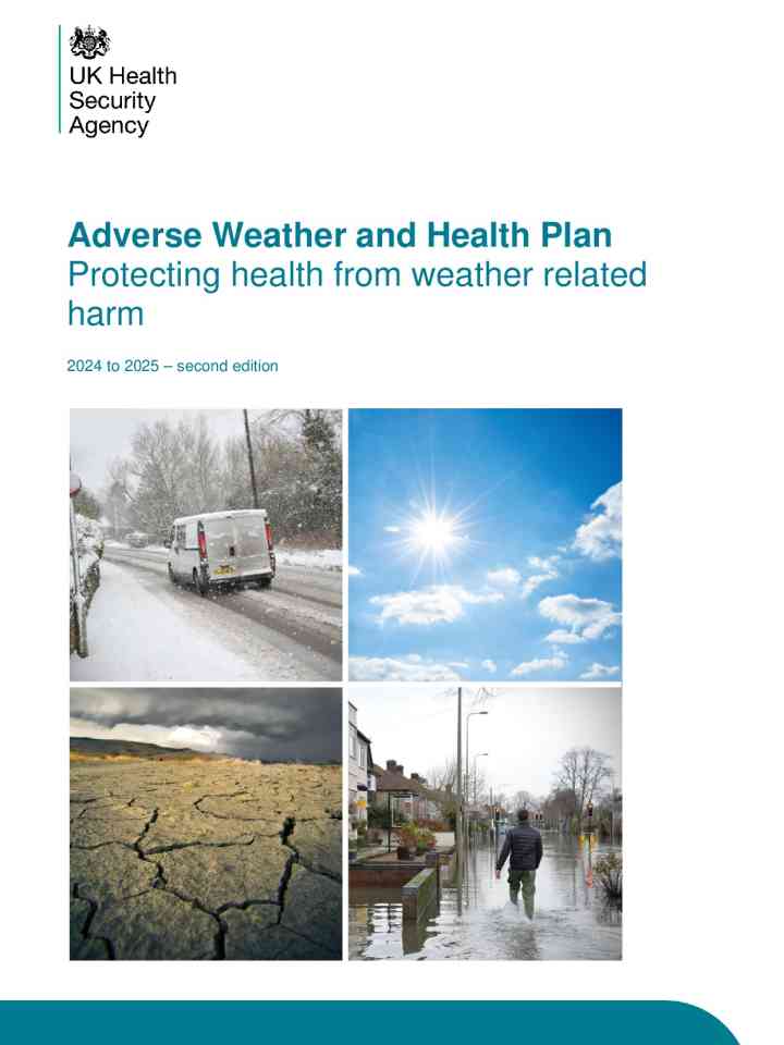 Adverse weather and health plan Protecting health from weather related harm thumbnail
