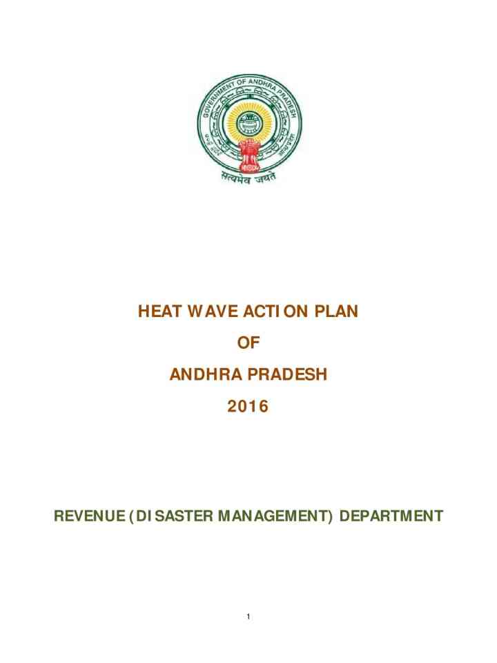 Andhra Pradesh heat action plan thumbnail
